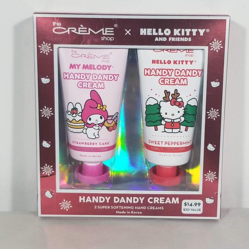 Hello Kitty Creme Shop Lotion Handy Dandy Cream Gift Set Hand